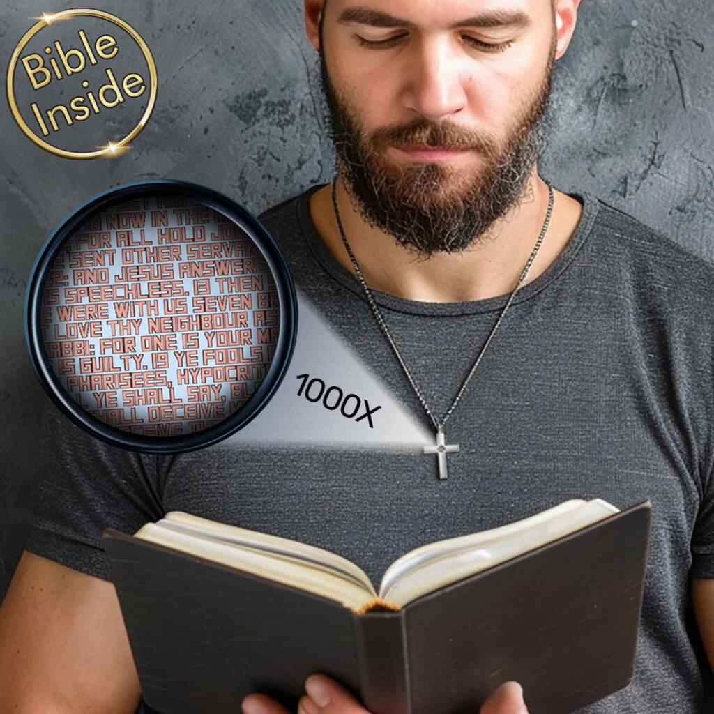 Christian Jewelry Shop Necklace featuring Complete Bible Text Inside - My Nano Jewelry